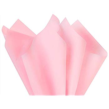 500 SHEETS OF PASTEL PINK ACID FREE TISSUE PAPER 500x750mm HIGH QUALITY *24HRS*
