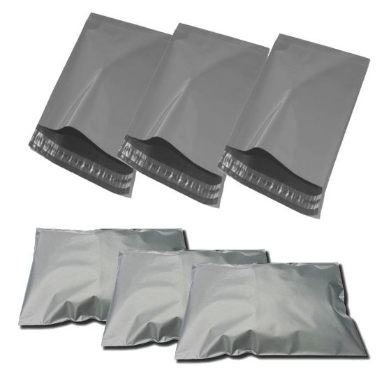 Grey Poly Postal Packaging Mailing Bags 10" x 14" Peel & SEAL POSTAGE 