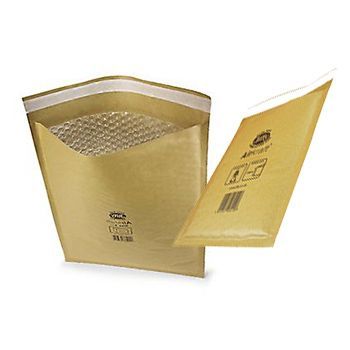 GOLD 500 JL3 Jiffy Bags Airkraft Bubble Envelopes 9" x 13" 