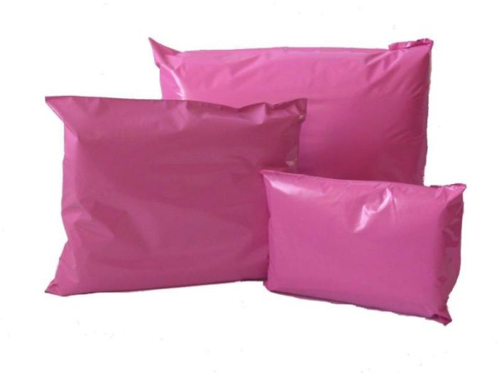 100 FUNKY PINK 13" x 17" Mailing Mail Postal Parcel Packaging Bags 320x440mm 