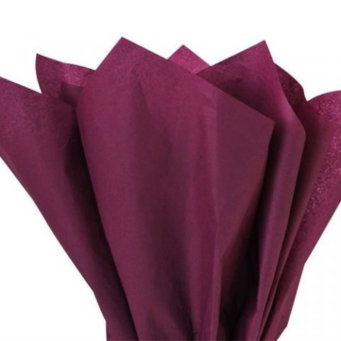 100 x Burgundy Acid Free Tissue Packing Paper Sheets Gift Party Clothes Wrap