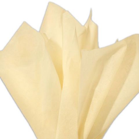100 x Cream Acid Free Tissue Packing Paper Sheets Gift Party Clothes Wrap