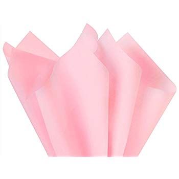 100 x Pale Pink Acid Free Tissue Packing Paper Sheets Gift Party Clothes Wrap