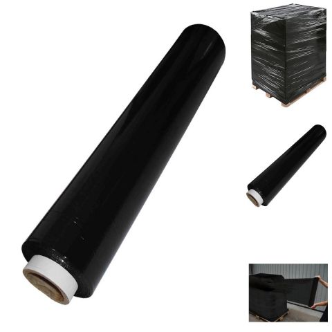 1 Black Pallet Stretch Wrap | Standard Core