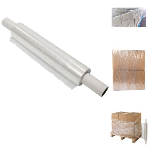 2 Clear Pallet Stretch Wrap Extended