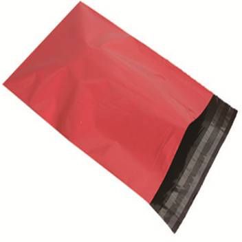 50 X MEDIUM RED POSTAGE MAILING PARCEL BAGS | 10x14 " ( 250x350 mm )