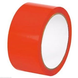 36 Rolls Of RED COLOURED Packing Parcel Tape 50mmx66m 